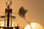 Chrome_and_Glass_Ceiling_Lamp_Attributed_to_Mazzega,_1970s,_Italy