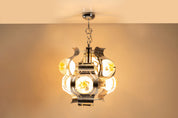 Chrome_and_Glass_Ceiling_Lamp_Attributed_to_Mazzega,_1970s,_Italy