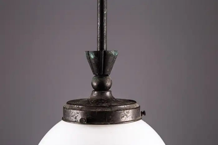 Ceiling_Lamp_Harald_Notini_Patinated_Metal_Böhlmarks_1920s_Sweden