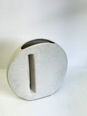1972_Sculptural_Off-White_Ceramic_Vase_by_Nereo_Boaretto,_Italy