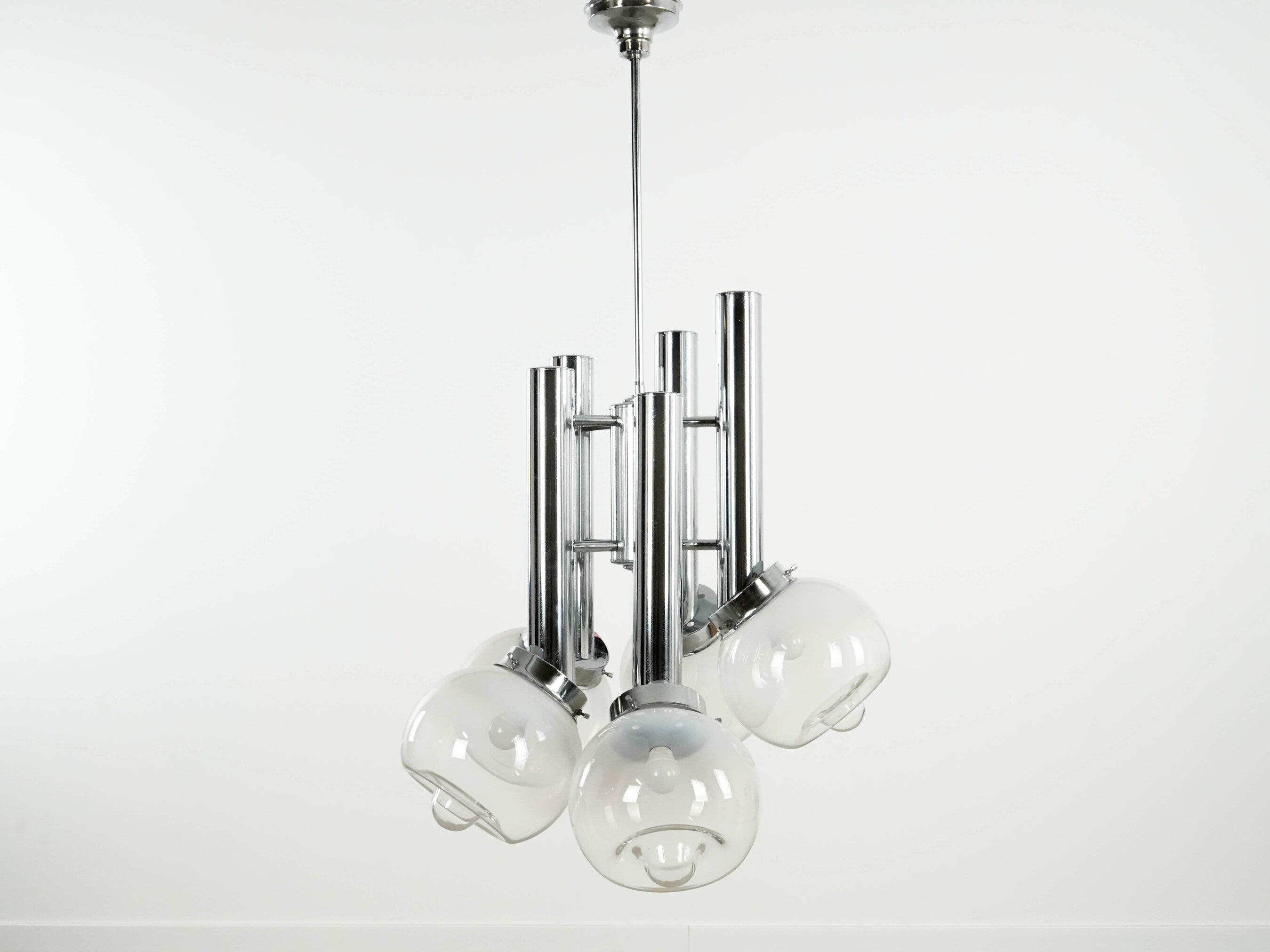 Italian_Chrome_and_Smoked_Glass_Chandelier,_1970s,_Italy