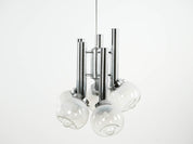 Italian_Chrome_and_Smoked_Glass_Chandelier,_1970s,_Italy