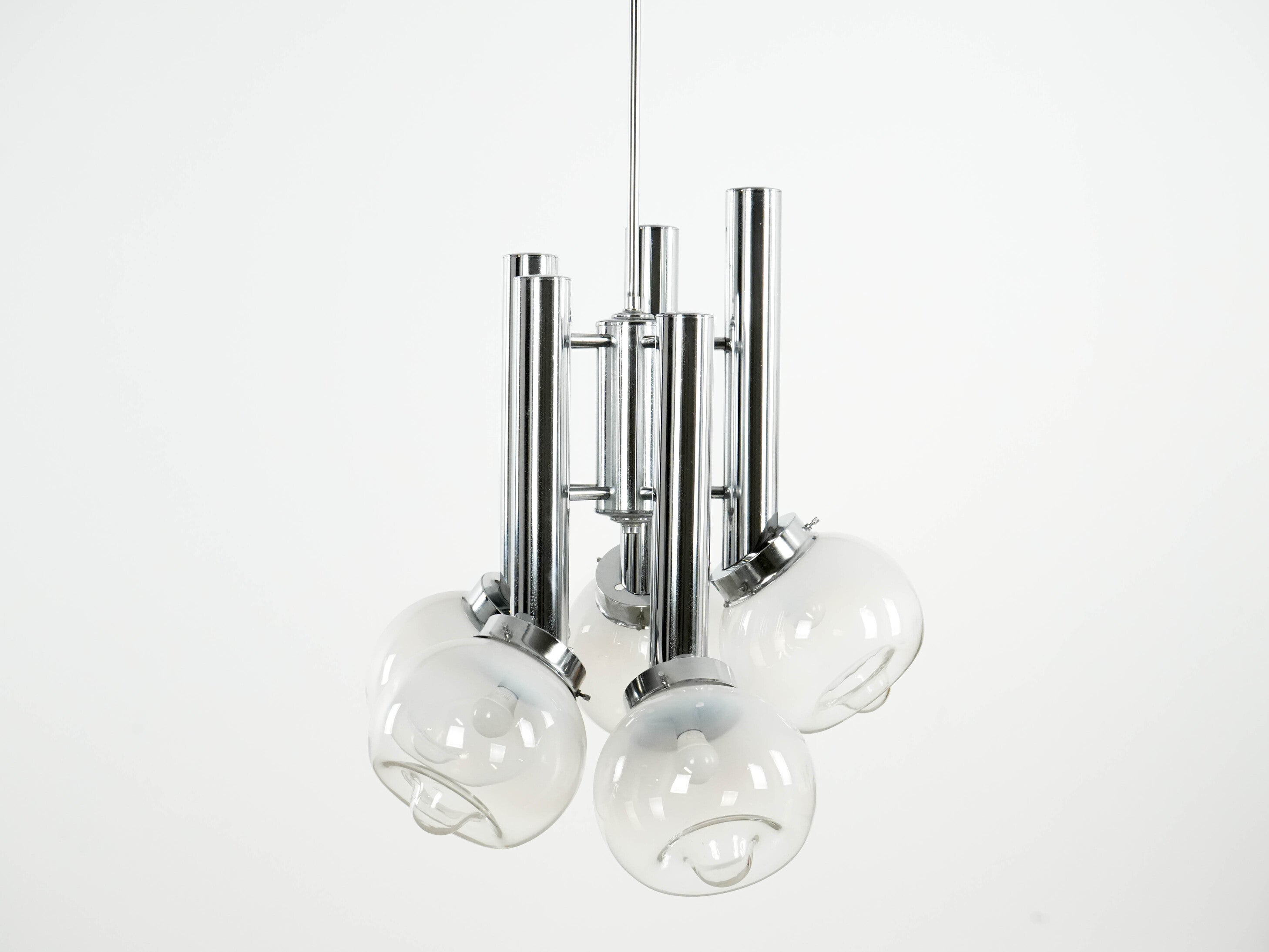 Italian_Chrome_and_Smoked_Glass_Chandelier,_1970s,_Italy