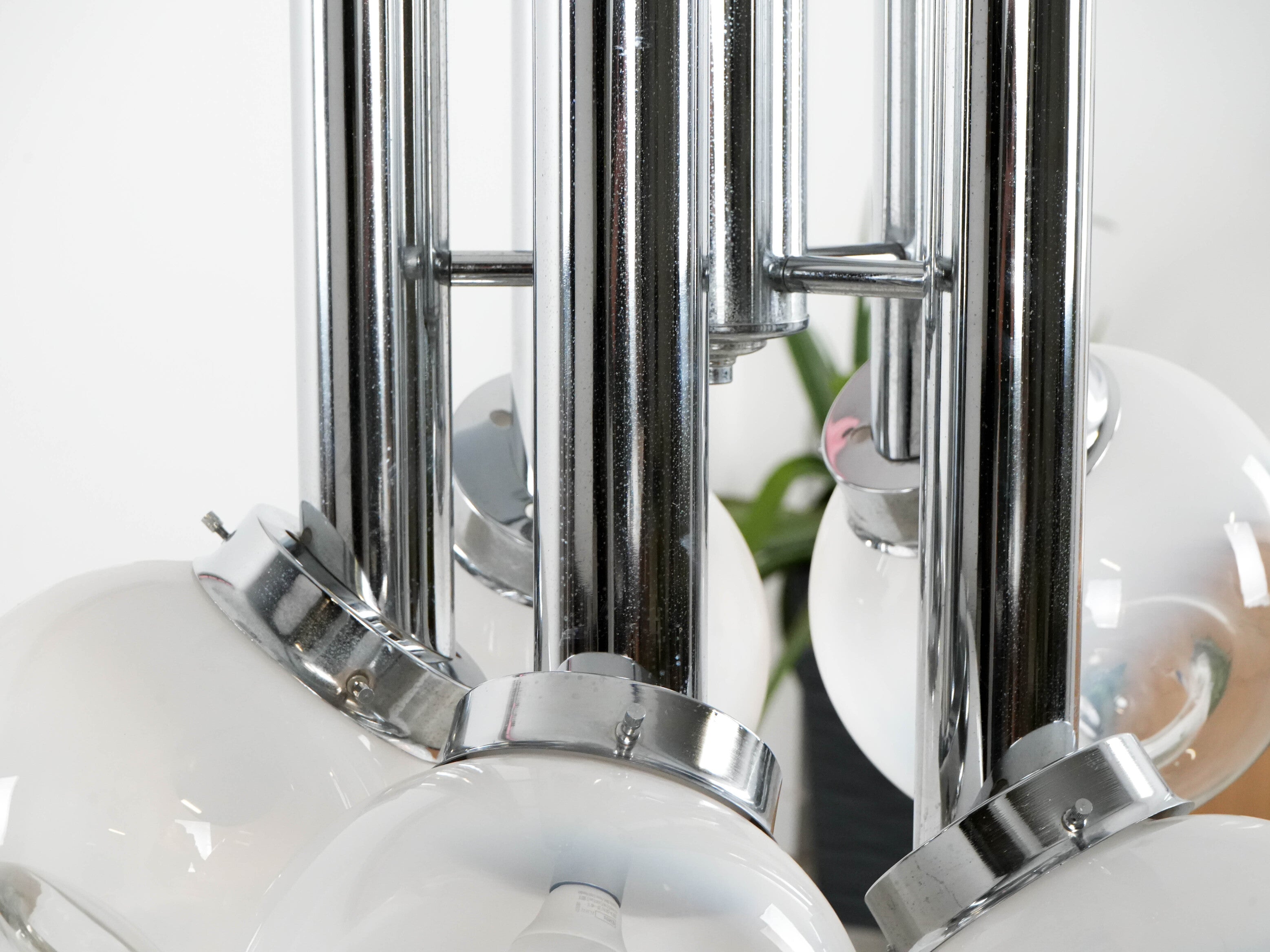 Italian_Chrome_and_Smoked_Glass_Chandelier,_1970s,_Italy