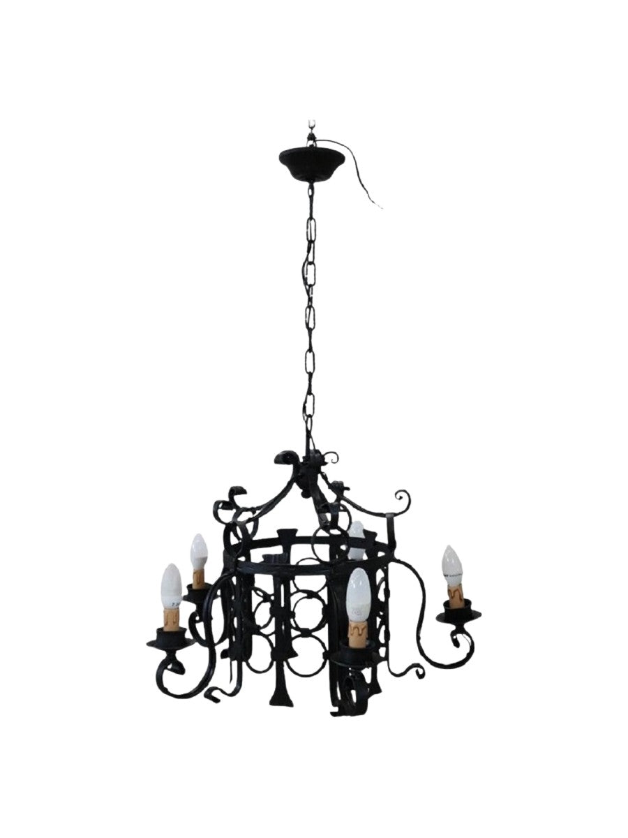 Chandelier_in_Iron,_Circa_1940s