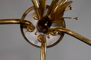 Chandelier_Mauri_Almari_Brass_Hand-Painted_Glass_Idman_Oy_1950s_Finland