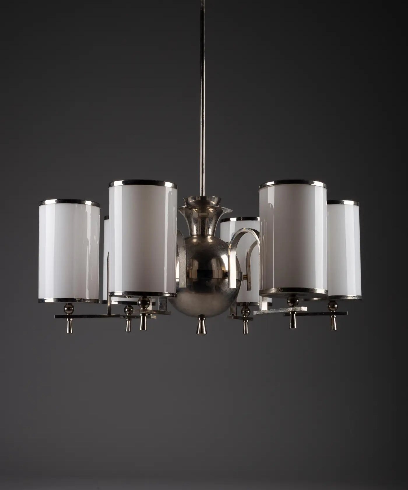 Chandelier_Paavo_Tynell_Nickel-Plated_Brass_Taito_Oy_1930s–1940s_Finland