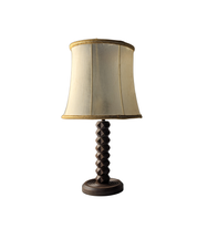 Charles_Dudouyt_Style_Oak_Table_Lamp_with_Parchment_Shade,_France_1950s