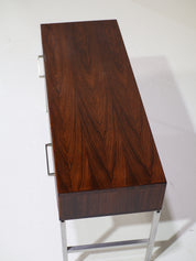 Model_440_Rosewood_Low_Chest_by_Aksel_Kjersgaard_with_Chrome_and_Aluminum_Base,_Denmark_1960s