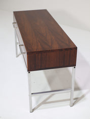 Model_440_Rosewood_Low_Chest_by_Aksel_Kjersgaard_with_Chrome_and_Aluminum_Base,_Denmark_1960s