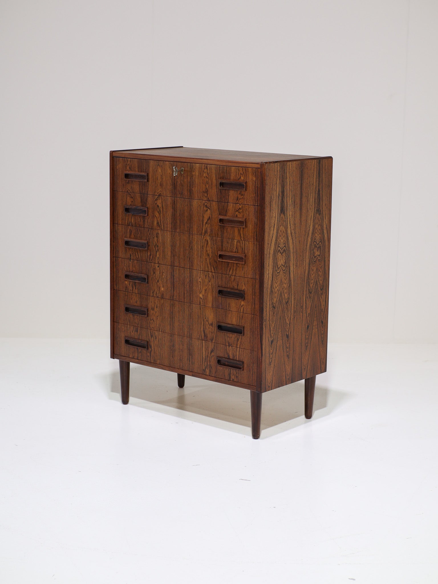 Rosewood_Chest_of_Drawers_by_Børge_Seindal_for_P._Westergaard,_Denmark_1960s