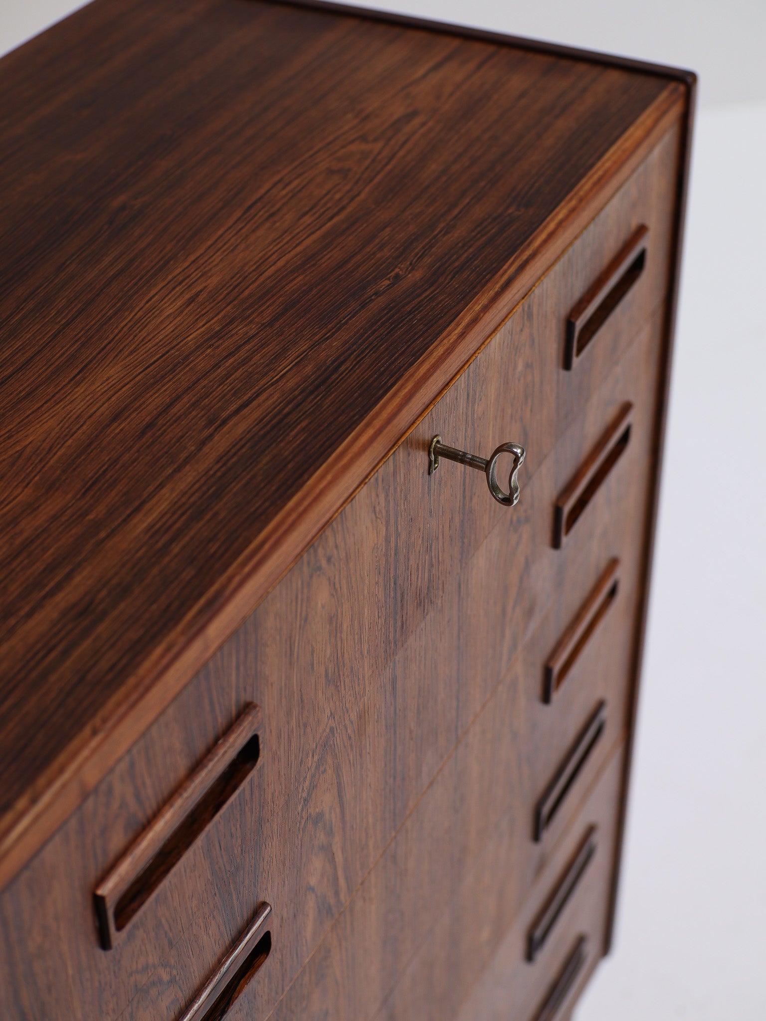 Rosewood_Chest_of_Drawers_by_Børge_Seindal_for_P._Westergaard,_Denmark_1960s
