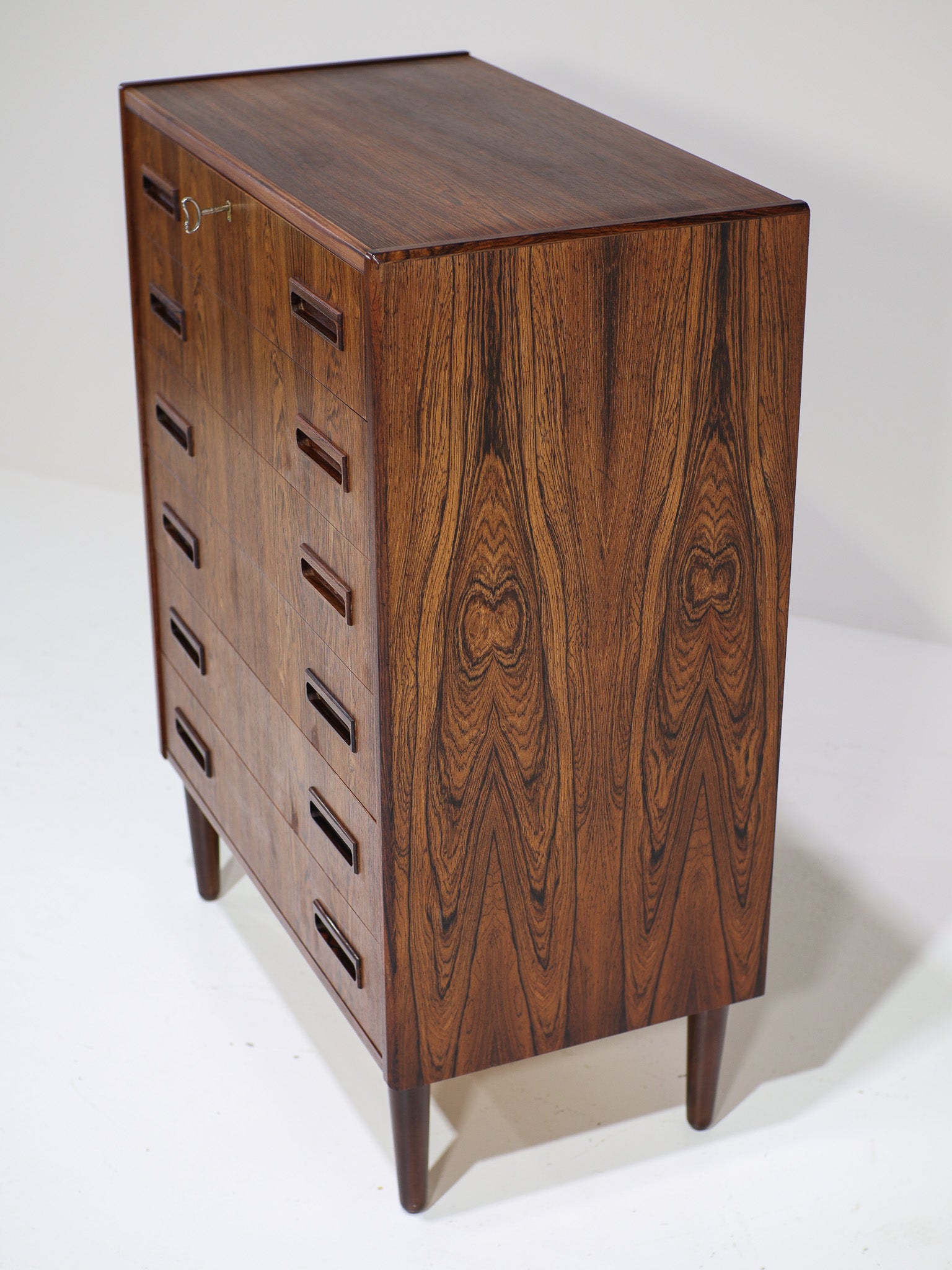 Rosewood_Chest_of_Drawers_by_Børge_Seindal_for_P._Westergaard,_Denmark_1960s