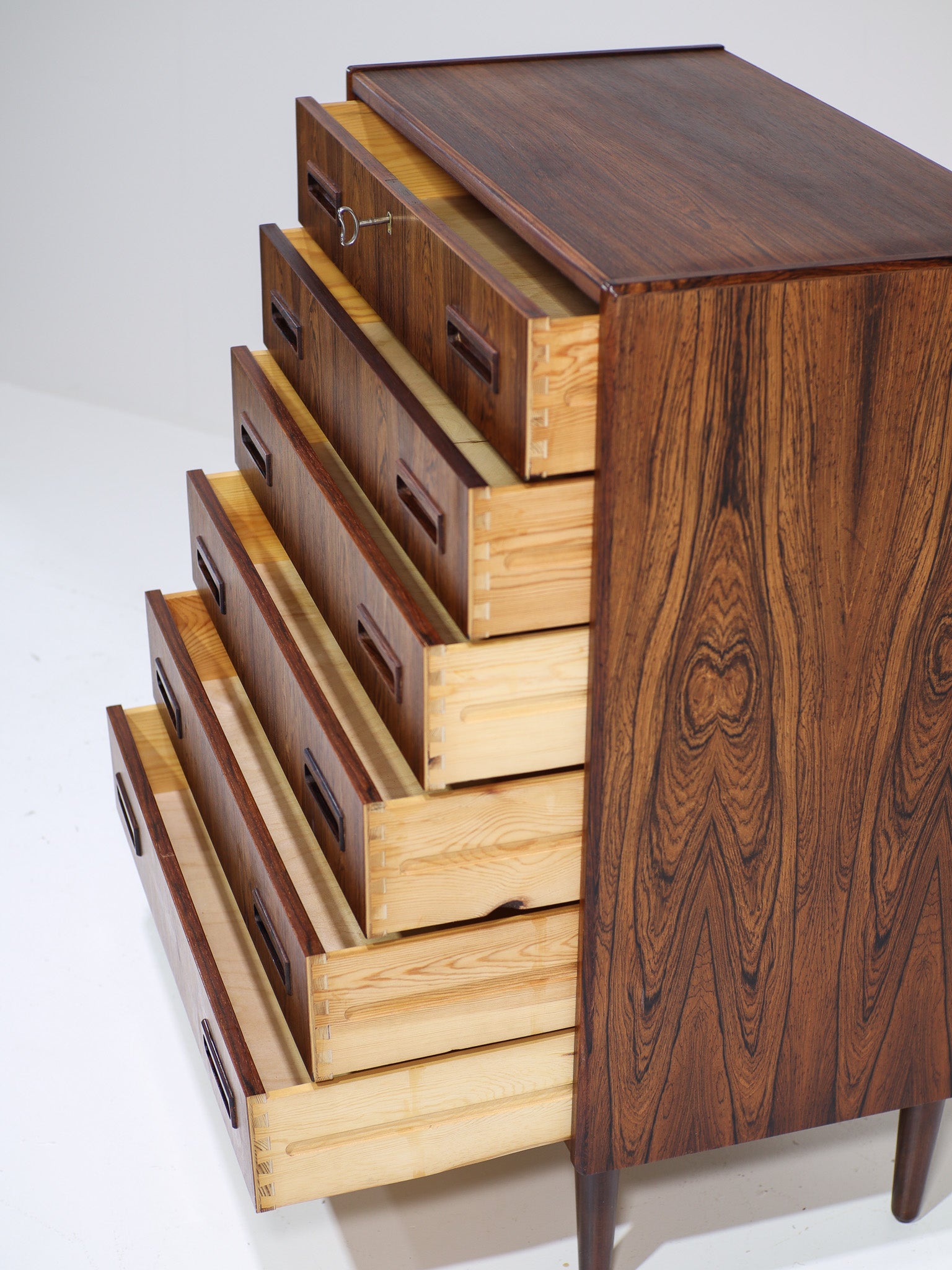 Rosewood_Chest_of_Drawers_by_Børge_Seindal_for_P._Westergaard,_Denmark_1960s