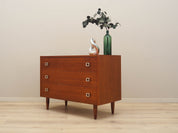 1970s_Danish_Teak_Chest_of_Drawers_with_Three_Drawers,_Denmark