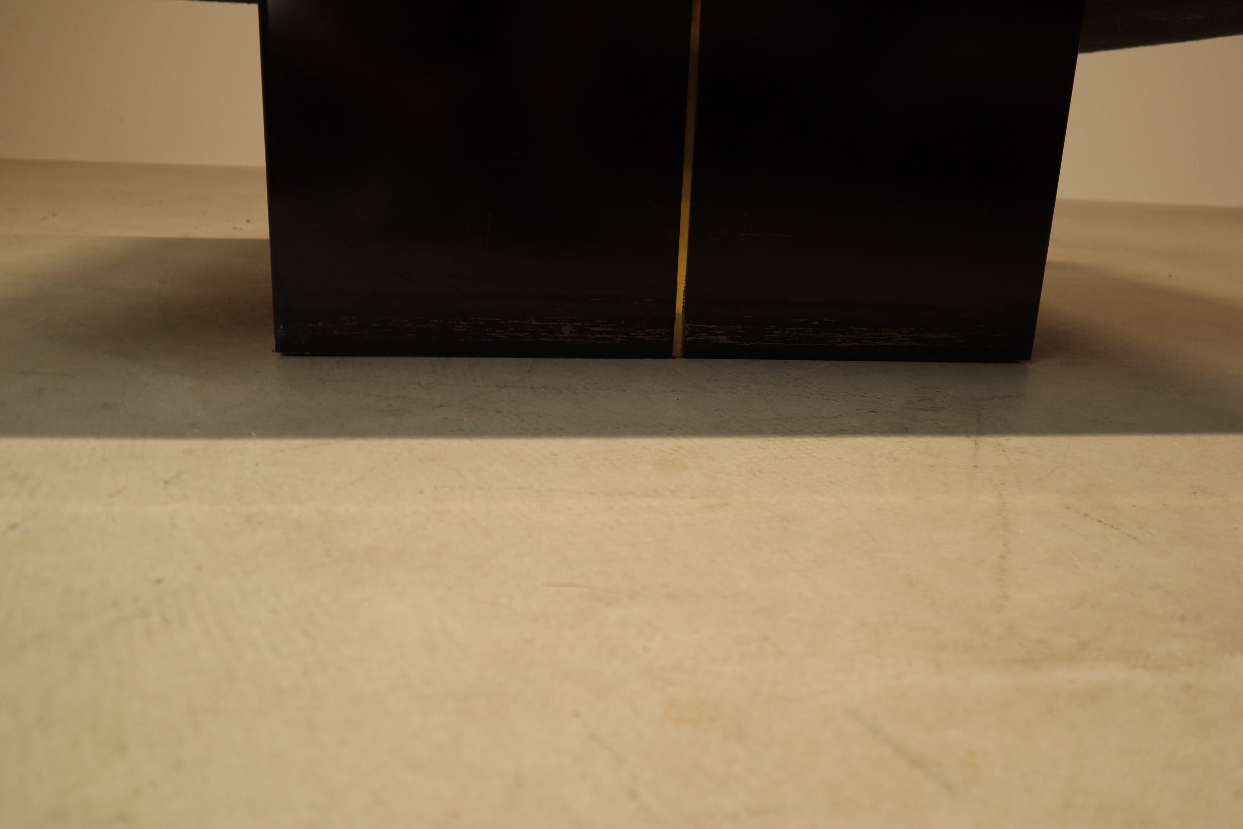 Signed_Christian_Heckscher_Etched_Brass_Coffee_Table,_Danish_Modern