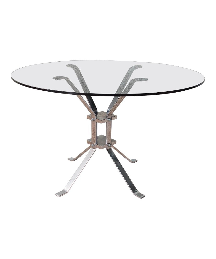 Chrome_and_Glass_Coffee_Table,_Mid_Century_Modern,_1970s,_Italy