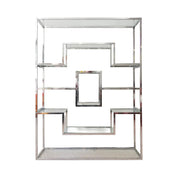 Chrome_and_Glass_Shelving_Unit_in_the_Style_of_Romeo_Rega,_Mid_Century_Modern,_1970s,_Italy