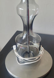Chrome_and_smoked_glass_table_light._France_ca.1970