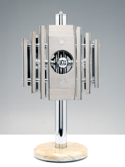 Chrome_layered_Italian_table_lamp