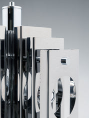 Chrome_layered_Italian_table_lamp