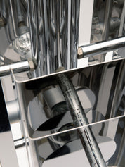 Chrome_layered_Italian_table_lamp