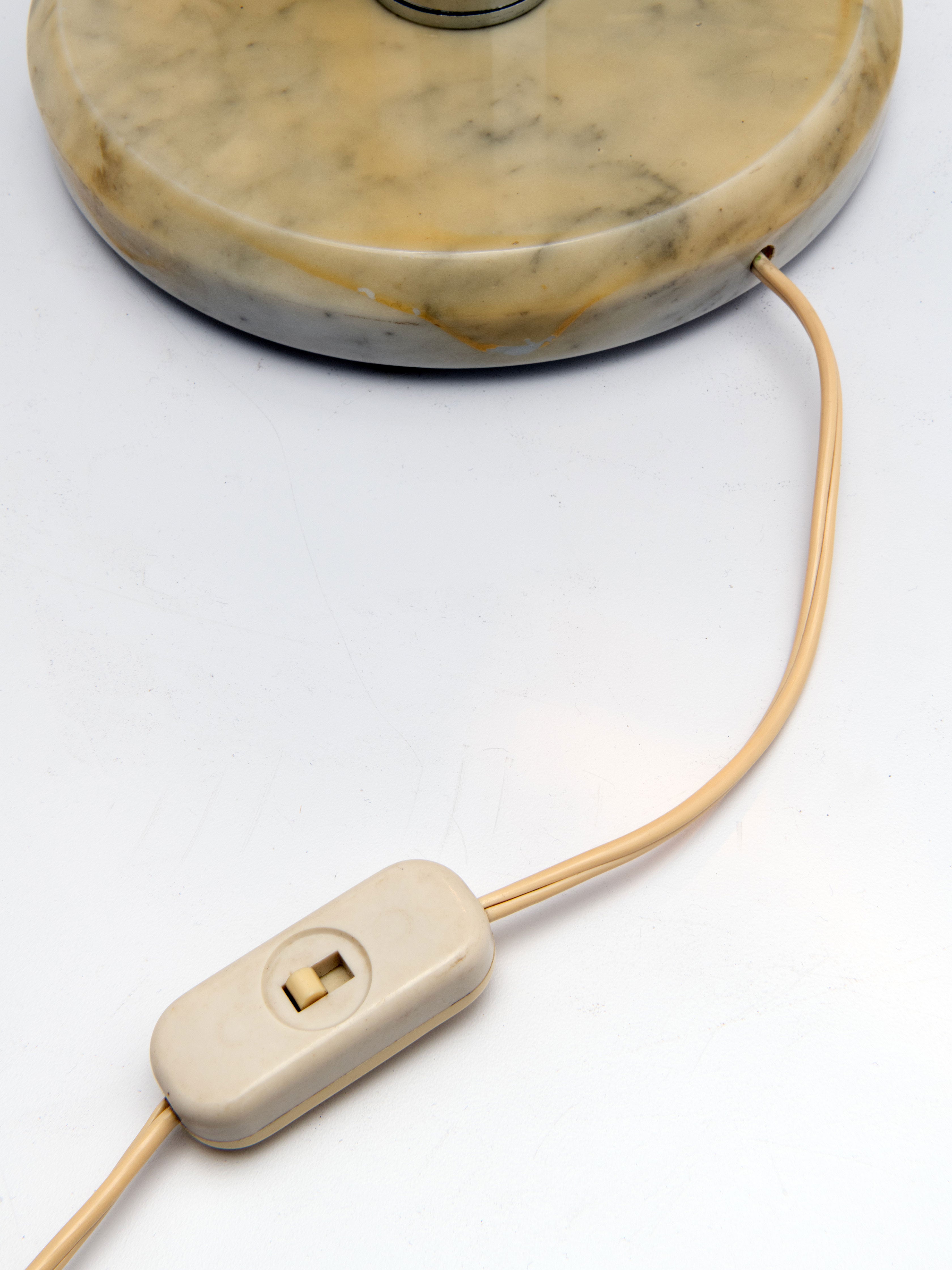 Chrome_layered_Italian_table_lamp