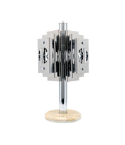Chrome_layered_Italian_table_lamp