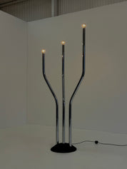 Chrome_tubular_frame_design_floor_lamp_by_Goffredo_Reggiani