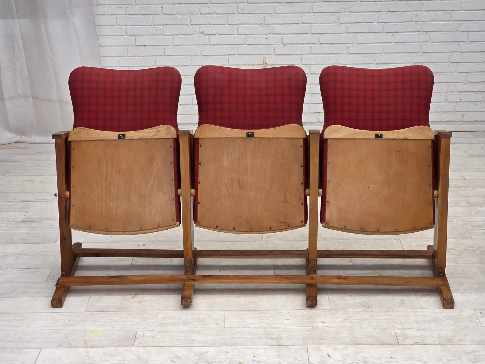 Cinema/Theater_Armchairs,_Original_Red_Upholstery,_1960s_Denmark