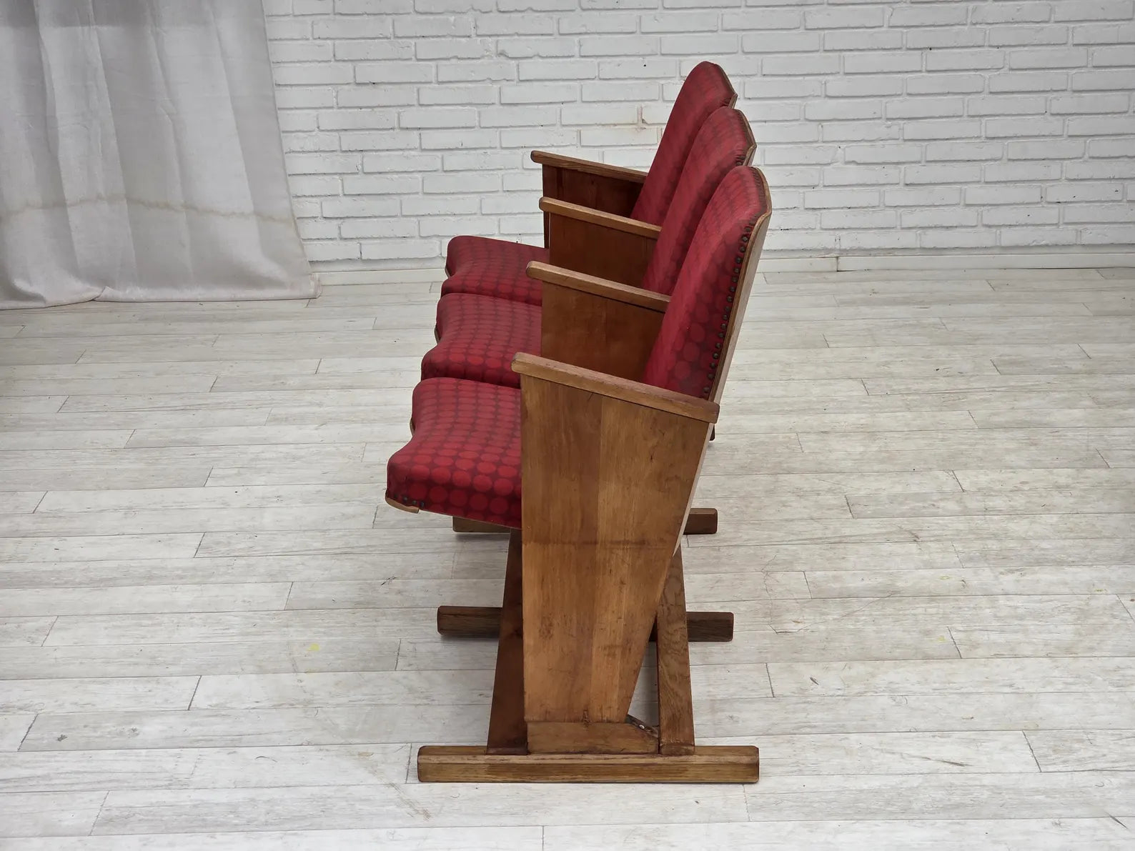 Cinema/Theater_Armchairs,_Original_Red_Upholstery,_1960s_Denmark
