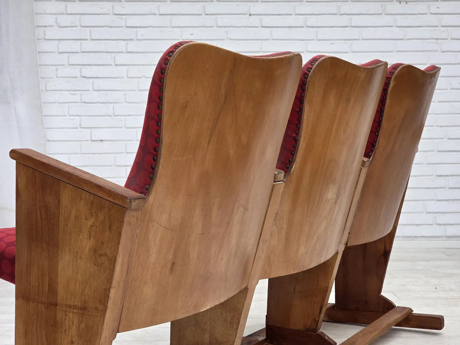 Cinema/Theater_Armchairs,_Original_Red_Upholstery,_1960s_Denmark