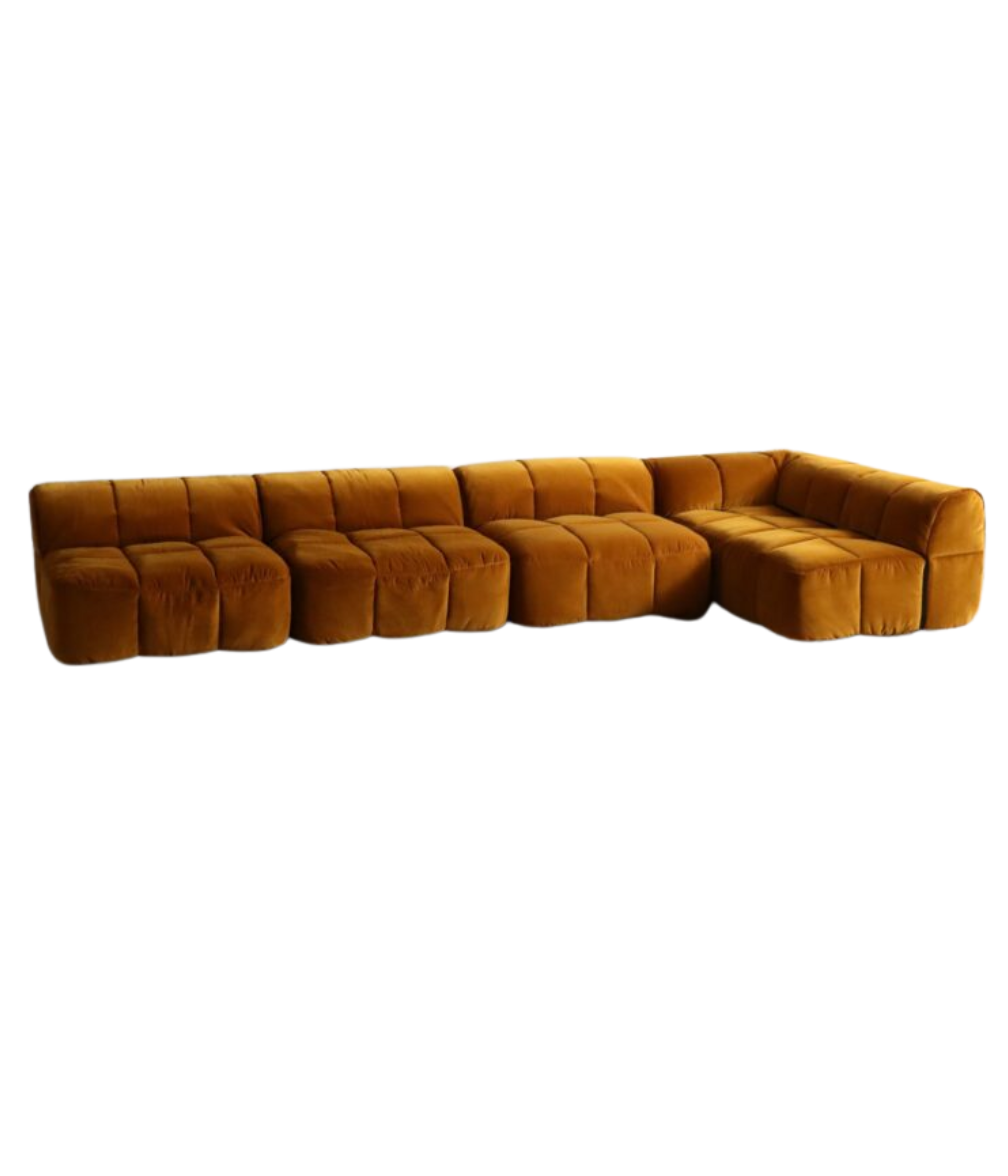 Cini_Boeri_Strips_Sofa_for_Arflex_in_Velvet,_Italy_1968