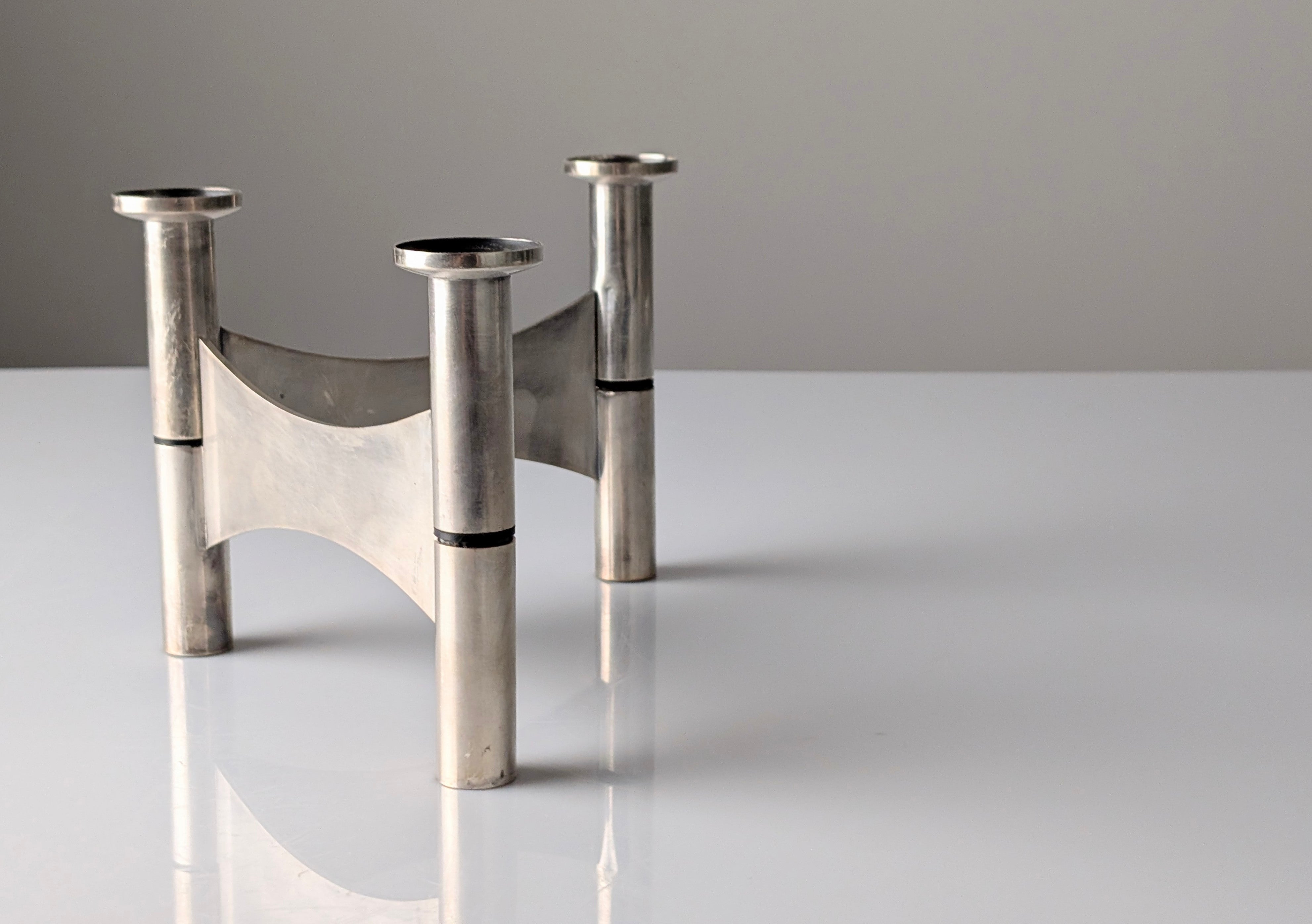 1978_Modernist_Silver-Plated_Three-Light_Candlestick_Attributed_to_Roger_Tallon_for_Ravinet_d’Enfert