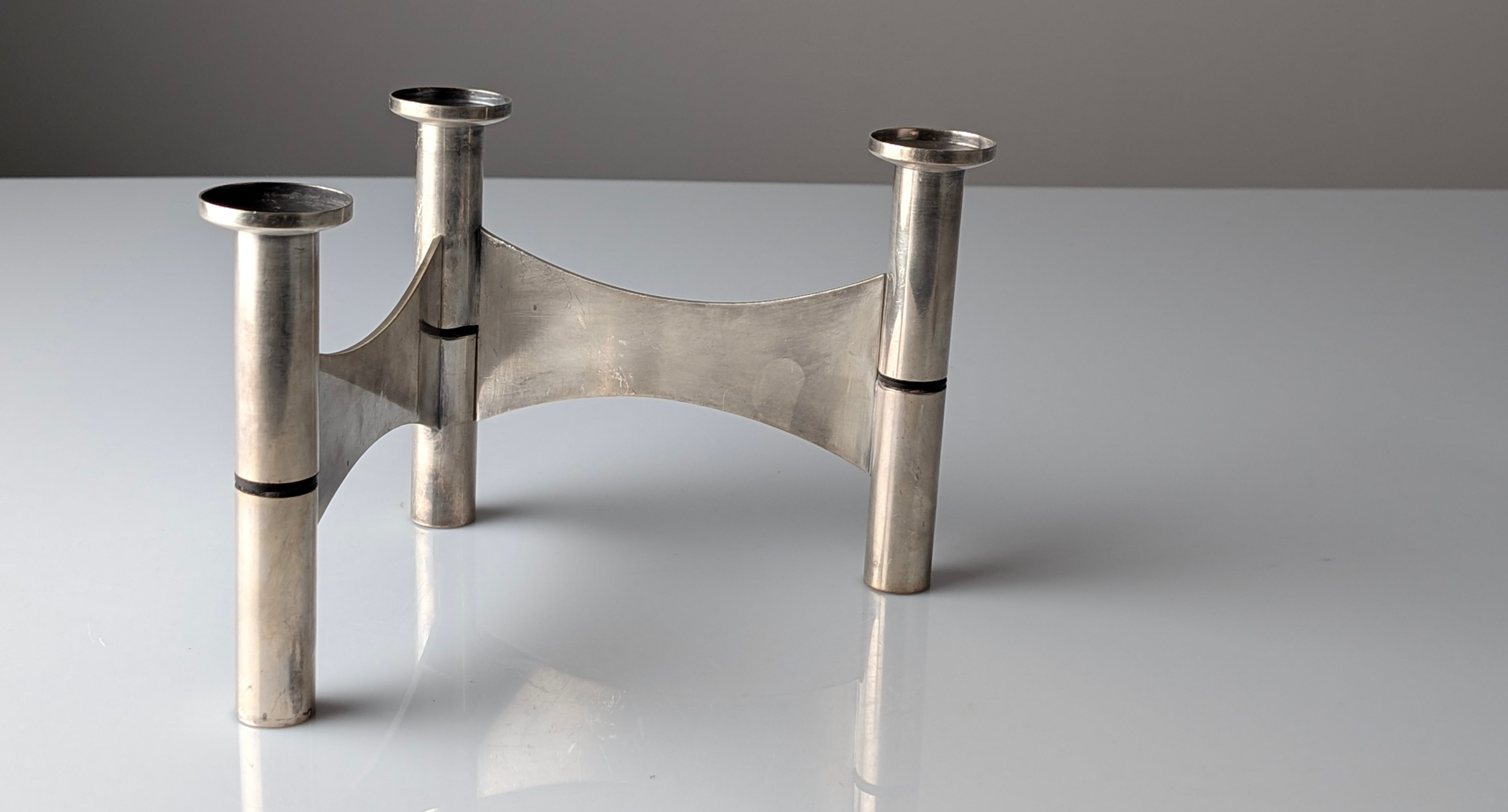 1978_Modernist_Silver-Plated_Three-Light_Candlestick_Attributed_to_Roger_Tallon_for_Ravinet_d’Enfert