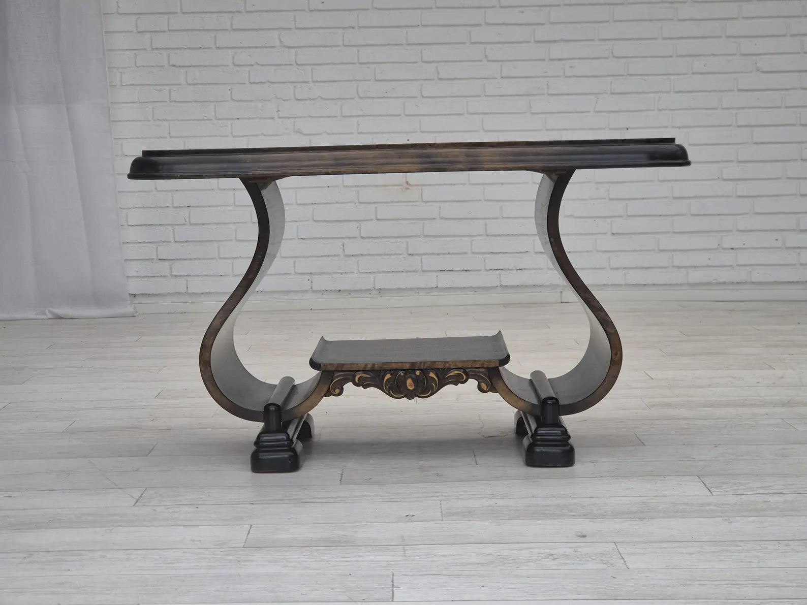 Art_Deco_Coffee_Table_in_Ash_with_Lower_Shelf,_1950s,_Denmark