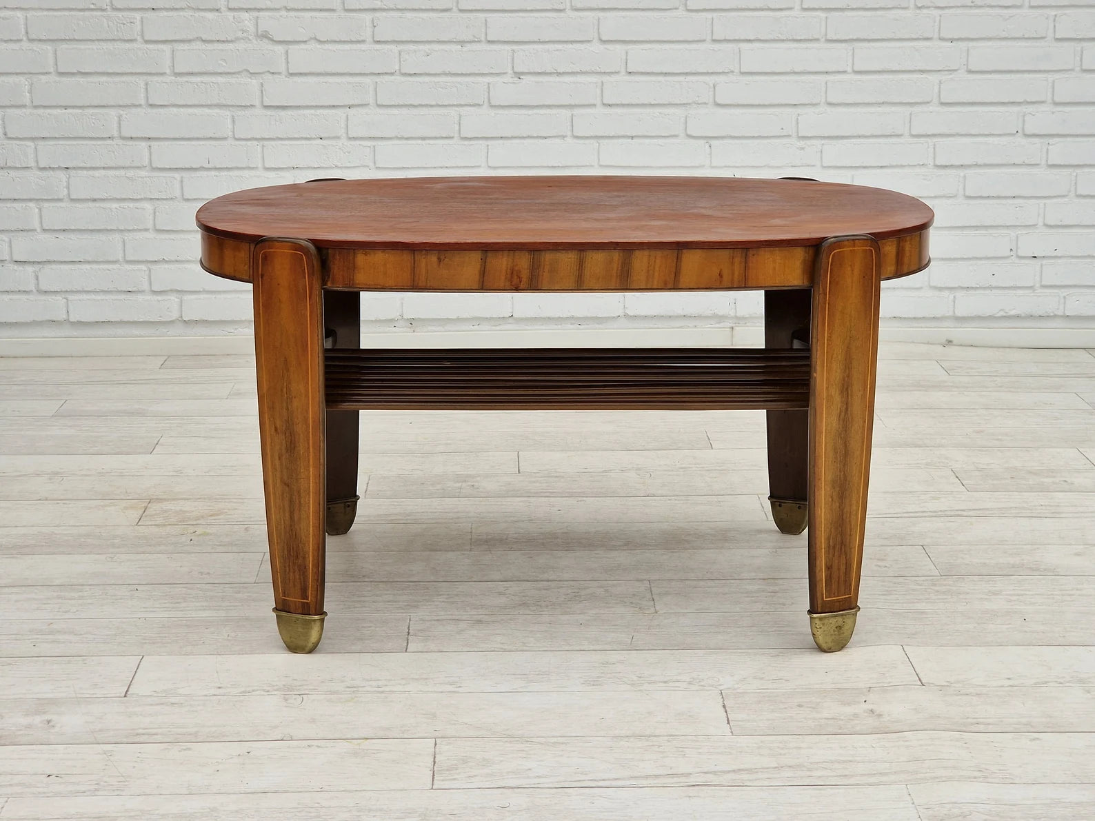 Coffee_Table_by_Edmund_Jørgensen_in_Teak_and_Ash_with_Brass,_1930s,_Denmark