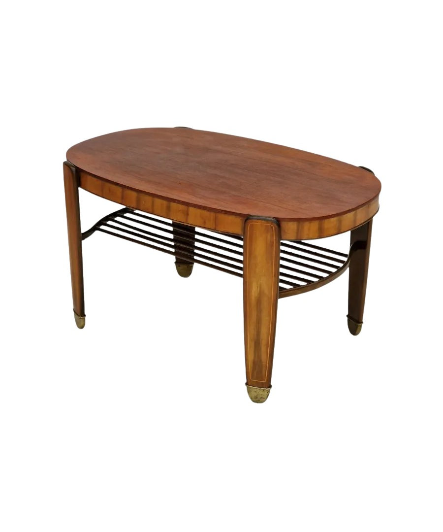 Coffee_Table_by_Edmund_Jørgensen_in_Teak_and_Ash_with_Brass,_1930s,_Denmark