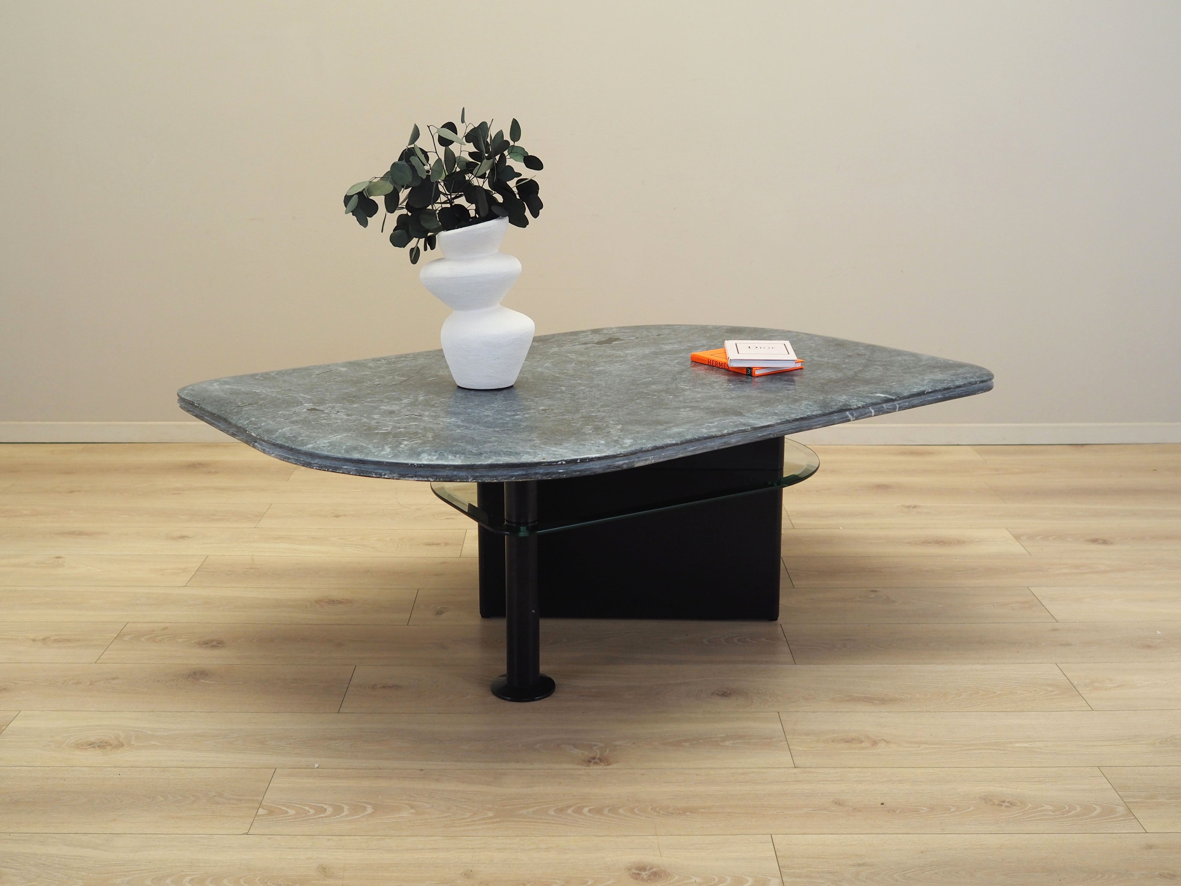 Coffee_Table,_Italian_Design,_Marble_Top_&_Wood,_1980s,_Italy