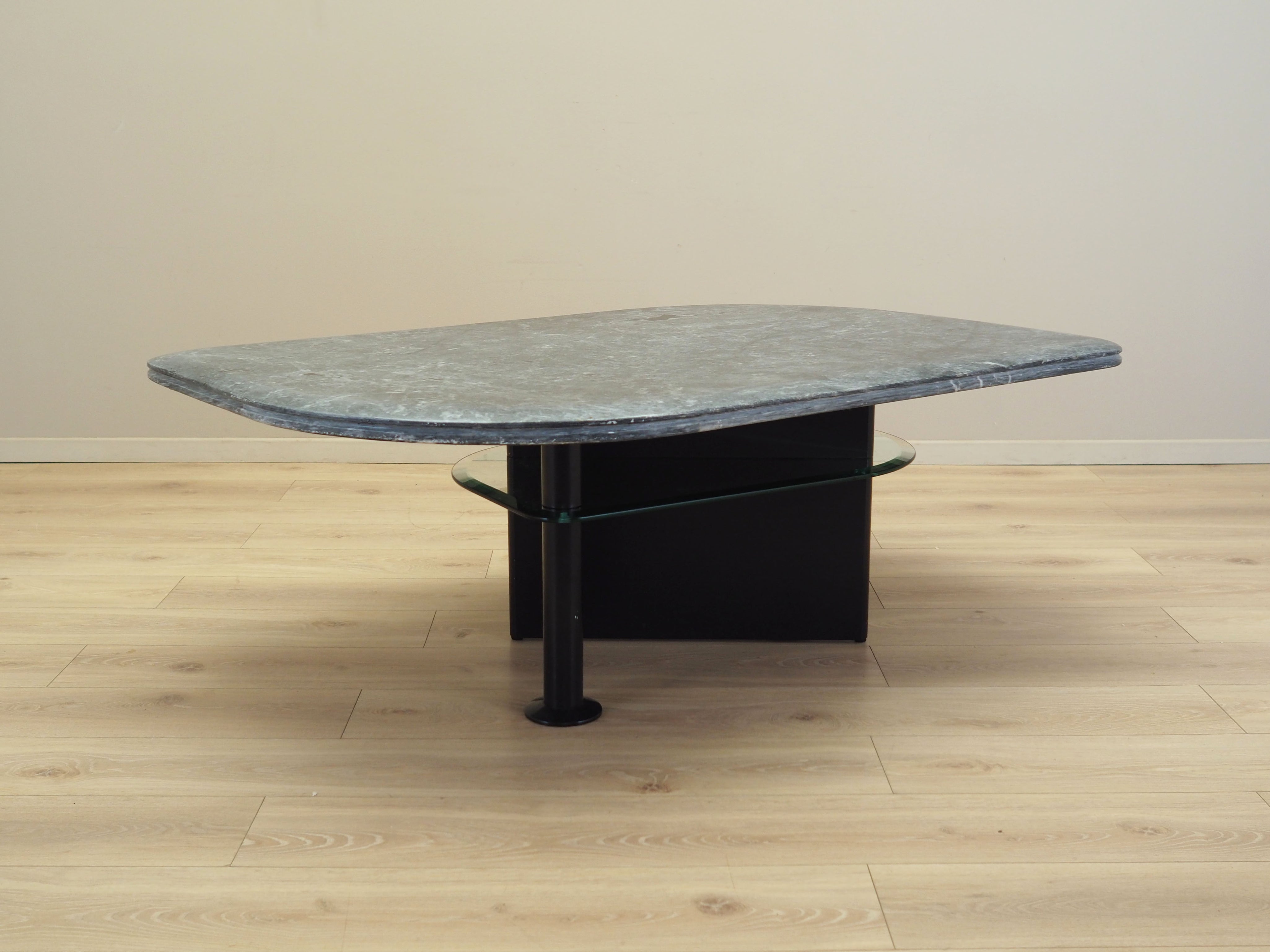 Coffee_Table,_Italian_Design,_Marble_Top_&_Wood,_1980s,_Italy