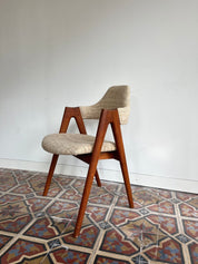 Compass_Chair_by_Kai_Kristiansen_for_Schou_Andersen,_Teak_and_Wool,_Denmark,_1950s–1960s