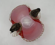 Signed_Barovier_Murano_Art_Glass_Bowl_in_Ruby_Red,_Clear_and_Black_Glass,_Italy