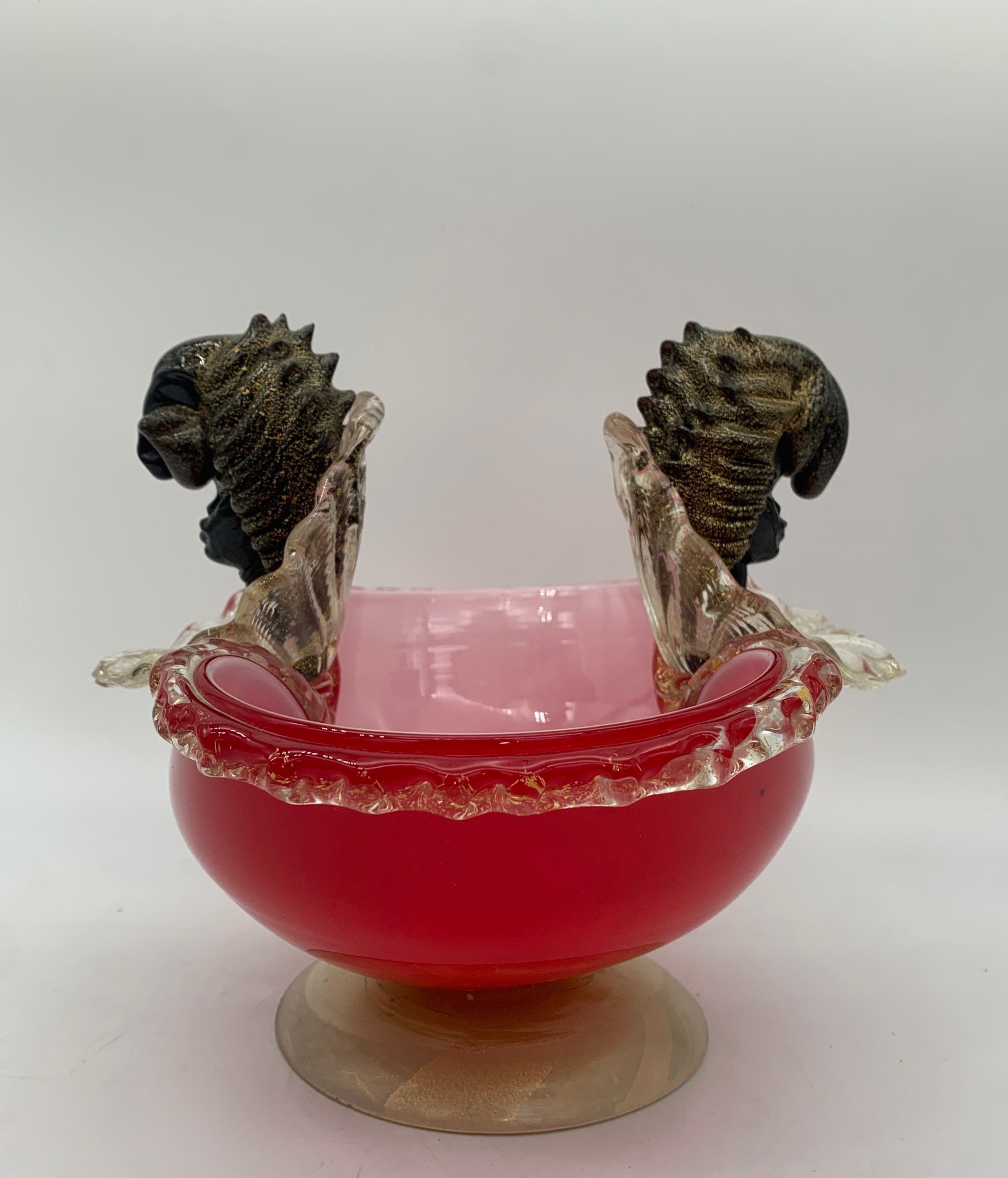 Signed_Barovier_Murano_Art_Glass_Bowl_in_Ruby_Red,_Clear_and_Black_Glass,_Italy