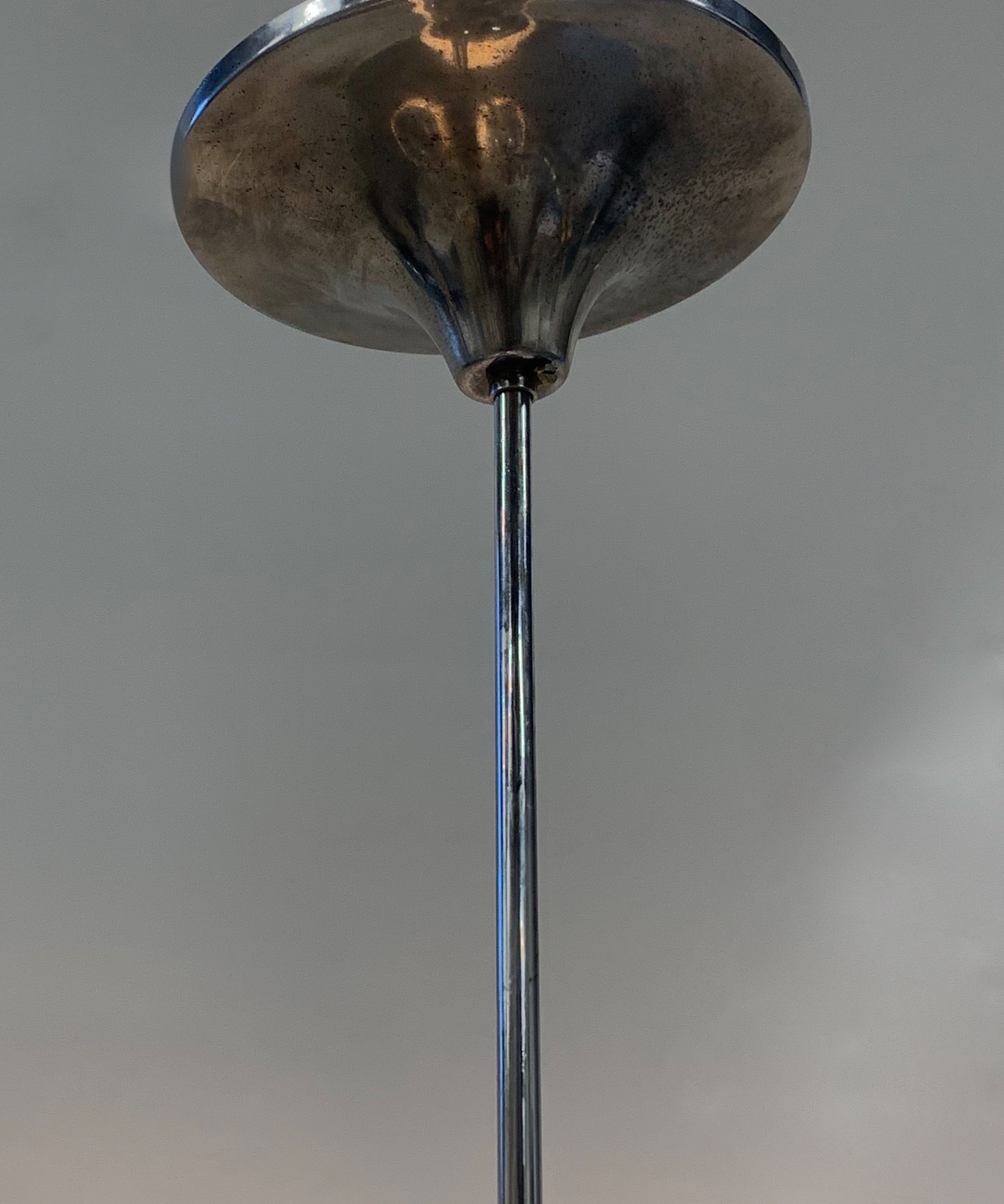 Nason_Moretti_Murano_Glass_Chandelier,_Chrome_&_Lattimo_Glass,_Italy