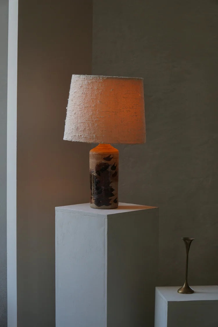Conny_Walther_Studio_Stoneware_Table_Lamp,_Danish_Mid_Century_Modern_Ceramic_Lighting,_1960s