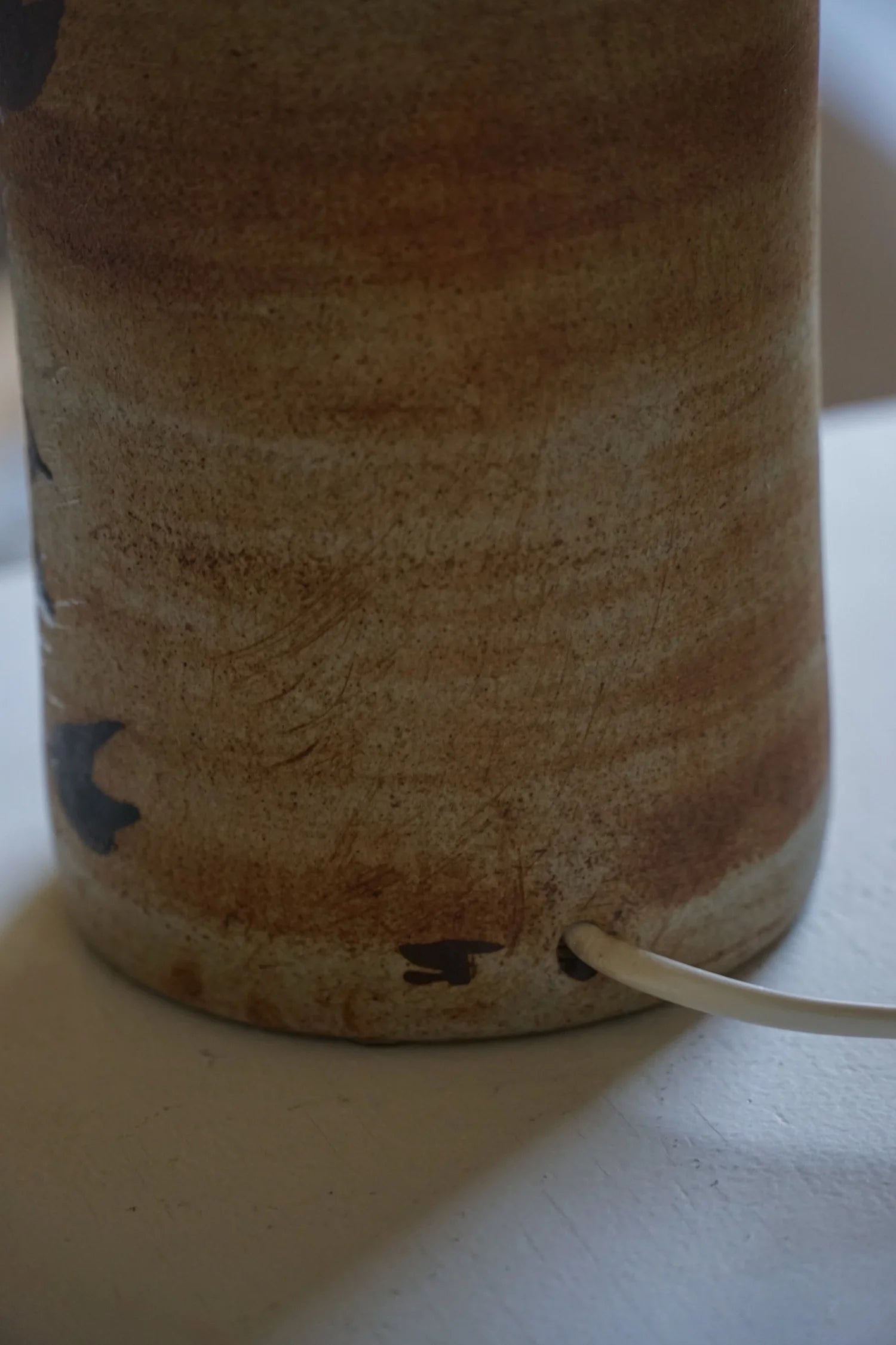 Conny_Walther_Studio_Stoneware_Table_Lamp,_Danish_Mid_Century_Modern_Ceramic_Lighting,_1960s