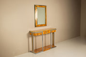 Console_Table_and_Mirror_by_Mario_Sabot_for_Willy_Rizzo,_1970s,_Italy