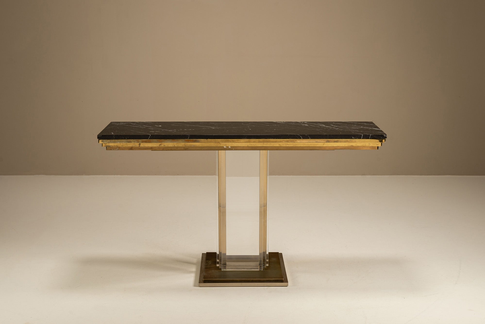 Black_Marble,_Brass_and_Plexiglass_Console_Table_by_Belgochrom,_1970s,_Belgium