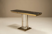 Black_Marble,_Brass_and_Plexiglass_Console_Table_by_Belgochrom,_1970s,_Belgium