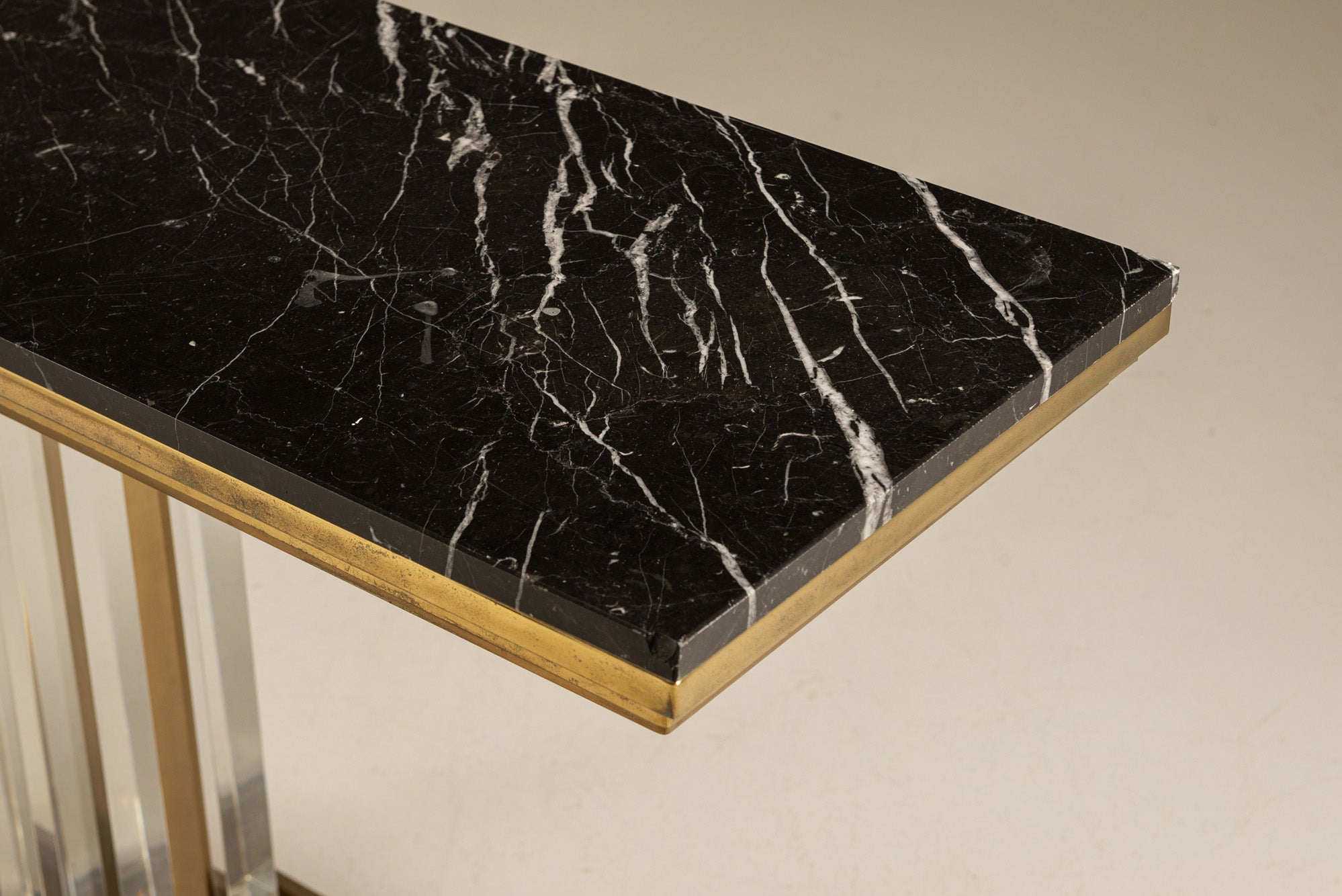 Black_Marble,_Brass_and_Plexiglass_Console_Table_by_Belgochrom,_1970s,_Belgium